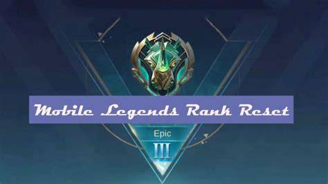 Mobile Legends Season 37 Reset