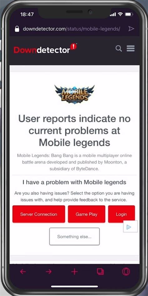 Mobile Legends Server Status