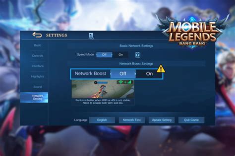 Mobile Legends network issue