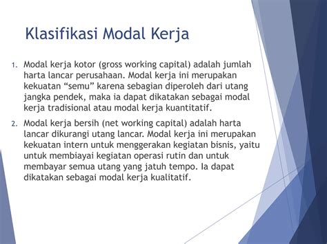 Modal Kerja