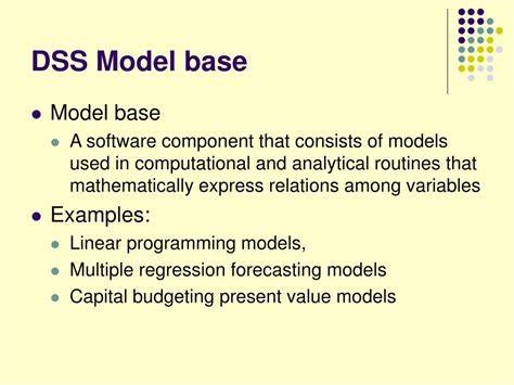 Model Base DSS