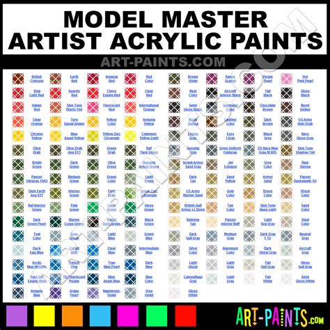 Master Acrylic Paint Color