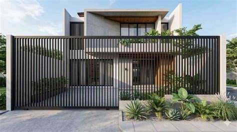 Model Pagar Besi Hollow Minimalis