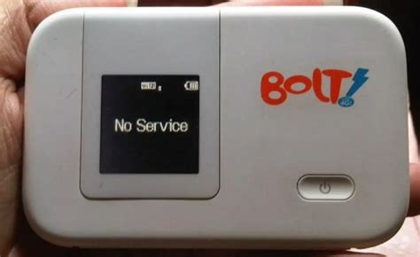 Modem Bolt No Service