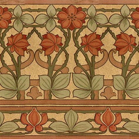 Modern Arts and Crafts Wallpaper