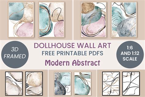 Modern Dollhouse Printables