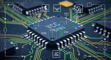 Modern IC power pins