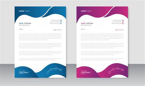 Modern Letterhead Design