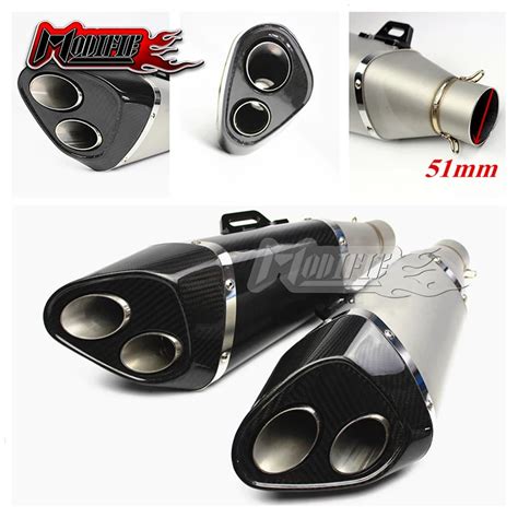 Modified motorcycle exhaust
