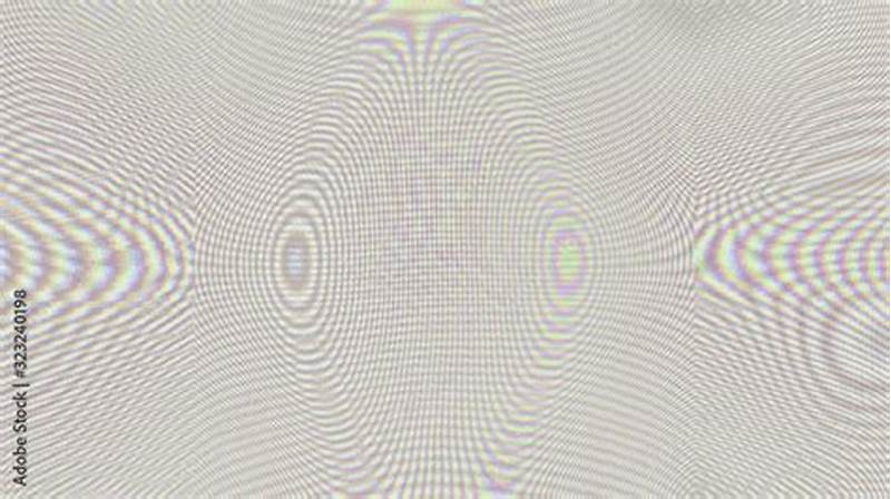 Moire Pattern Computer Screen