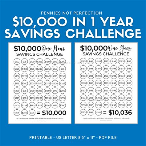 Money Saving Challenge Pri… 