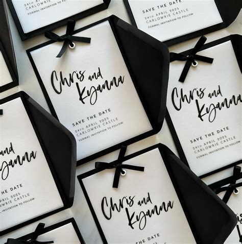 Monochrome Invitation
