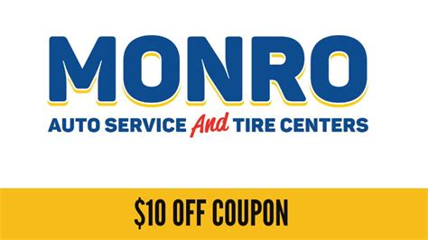 Monro Muffler 10 Off Coupon Printable
