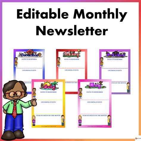 Monthly Newsletter Template