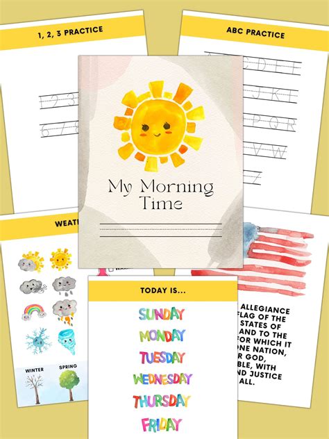 Morning Menu Free Printables