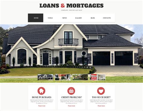 Mortgage Wordpress Template