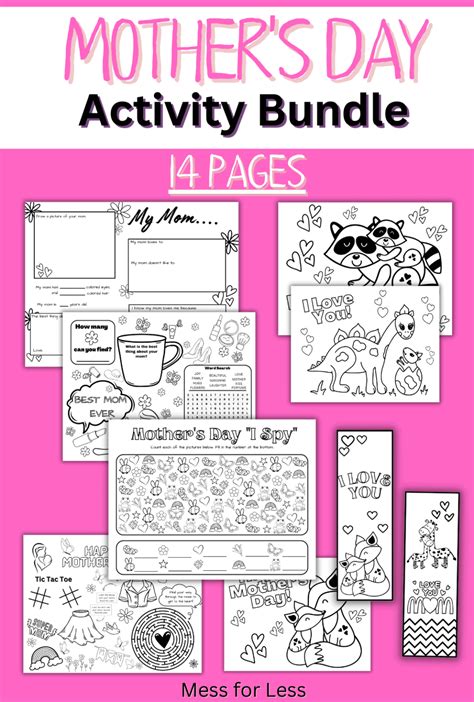 Mother's Day Printable Activities