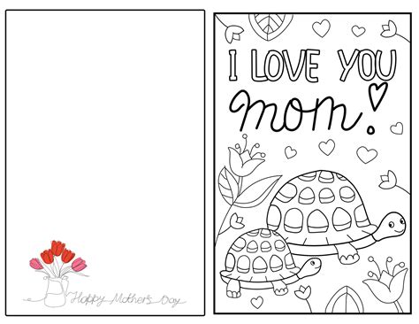 Mothers Day Card Printable For Kids
