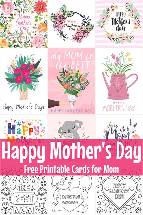 Mothers Day Free Printables