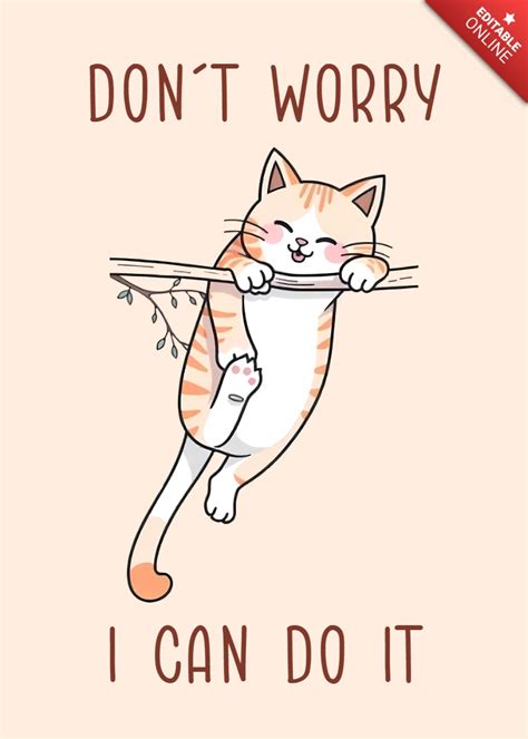 Motivational Cute Picture Template