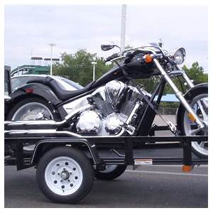 equipment for towing a motorcycle