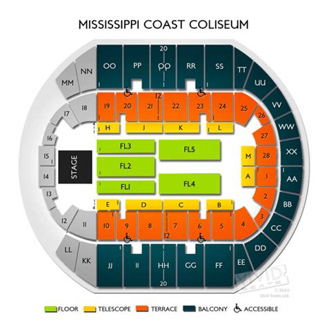 Ms Coast Coliseum Seating Chart