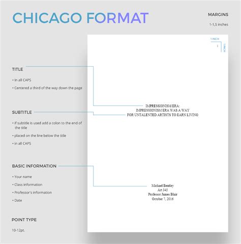 Ms Word Chicago Style Template