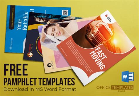 Ms Word Pamphlet Template