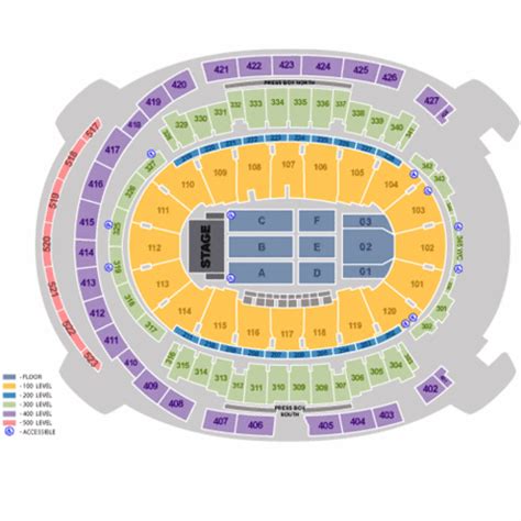 Msg Seating Chart Concerts