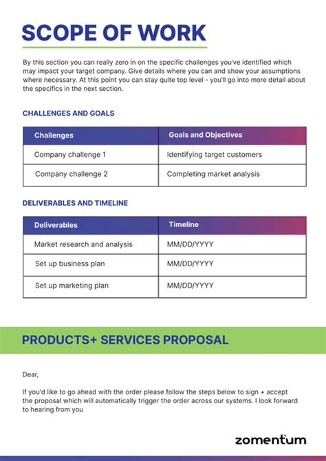 Msp Proposal Template