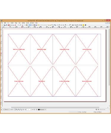 Mtg Proxy Print Template