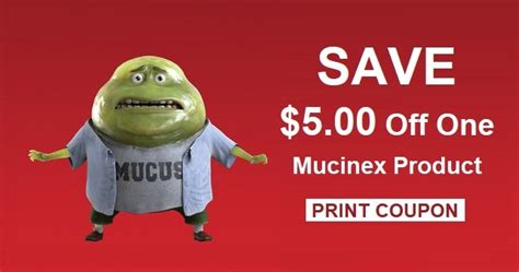 Mucinex Coupons Printable