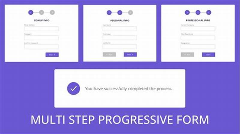 Multi Step Form Design Template