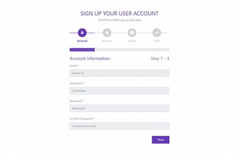 Multi Step Form With Progress Bar Bootstrap