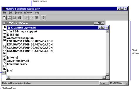 Multiple Document Interface software example