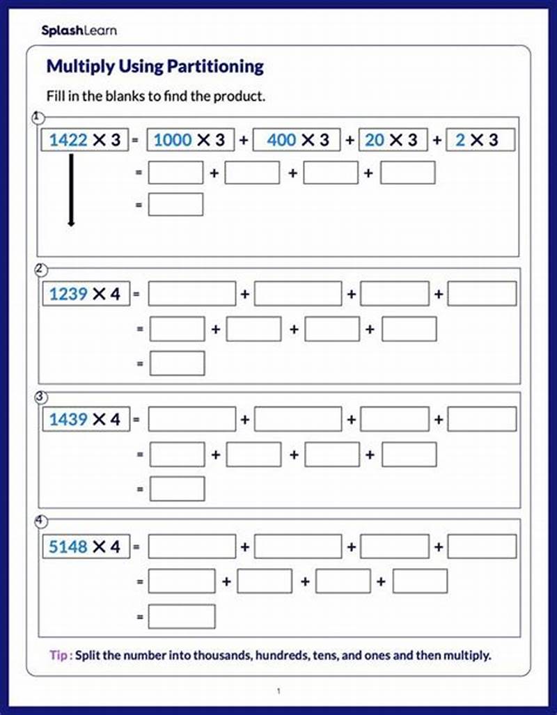 Multiply Using Expanded Form Lesson 4 4
