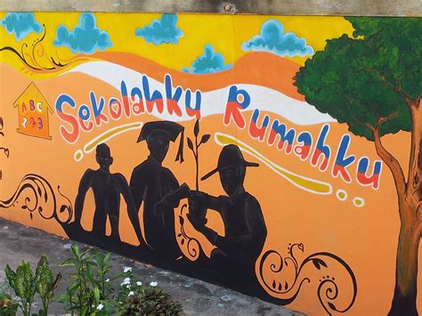 Mural Dinding Sekolah