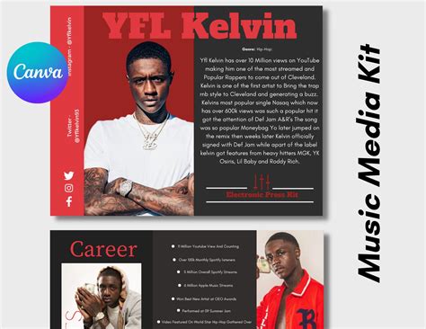 Music Artist Press Kit Template
