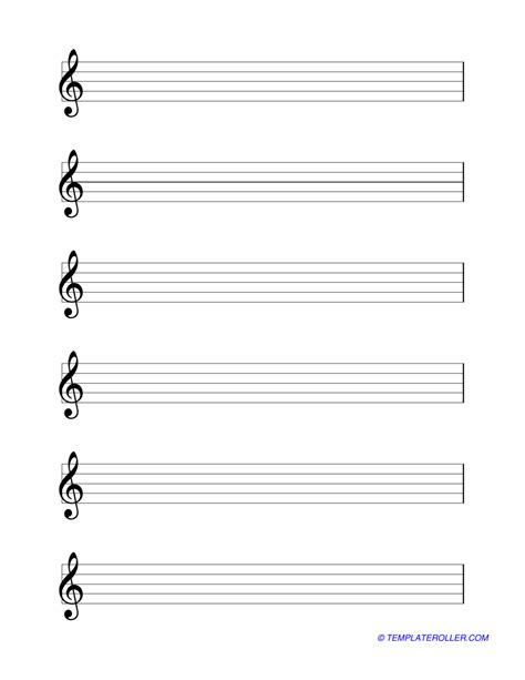 Music Score Template