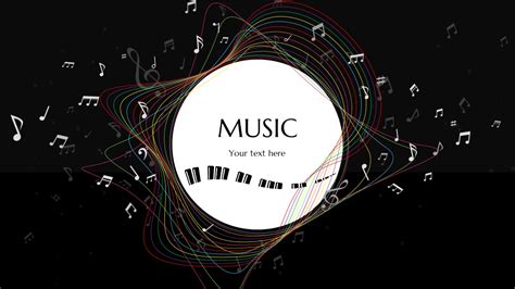 Music Slide Template