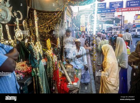 Muslim praying in Muharram