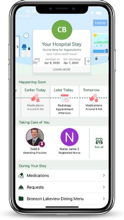 My Bronson Health Chart