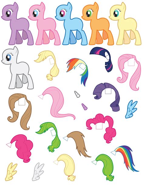 My Little Pony Paper Pony Activity Set Printable