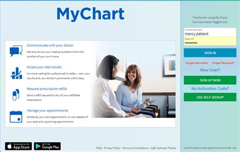 My Mercy Chart Login