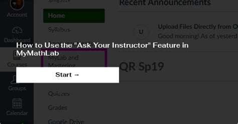 Ask My Instructor