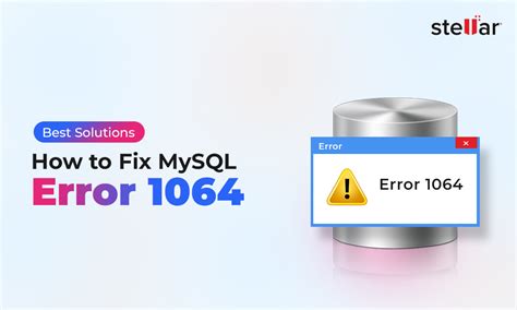 What is MySQL Error Code 1064?