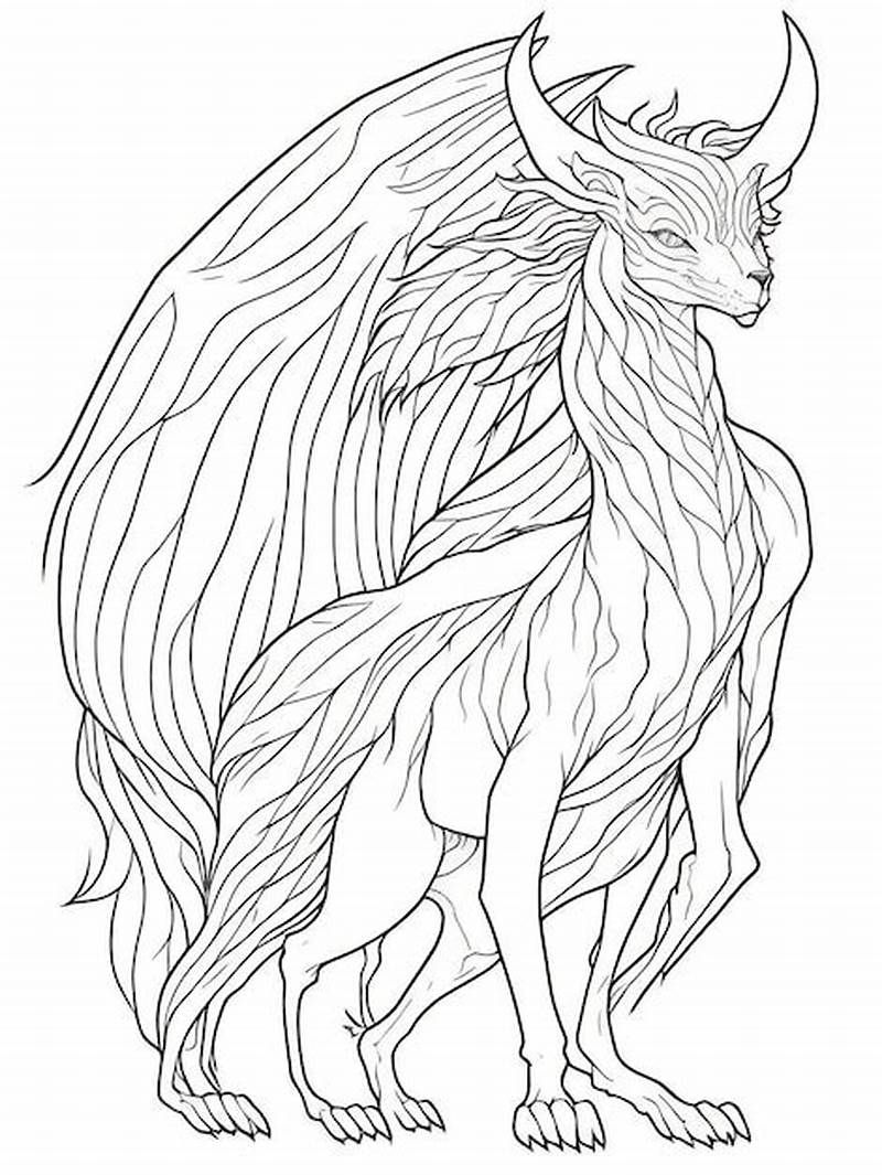 Mythical Creatures Coloring