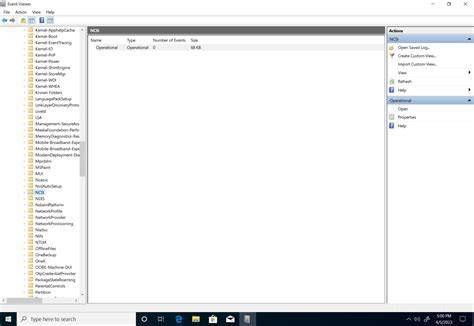NCSI Event Logs