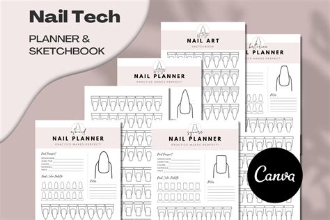 Nail Planner Template
