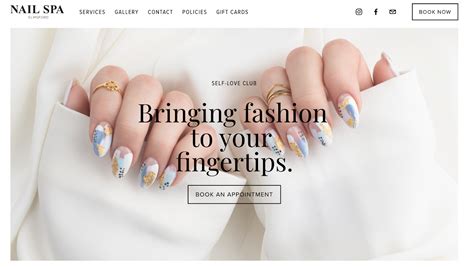 Nail Tech Website Template